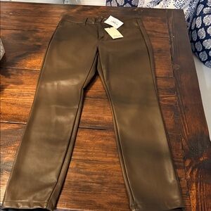 Elan Chocolate Straight Leg Pants